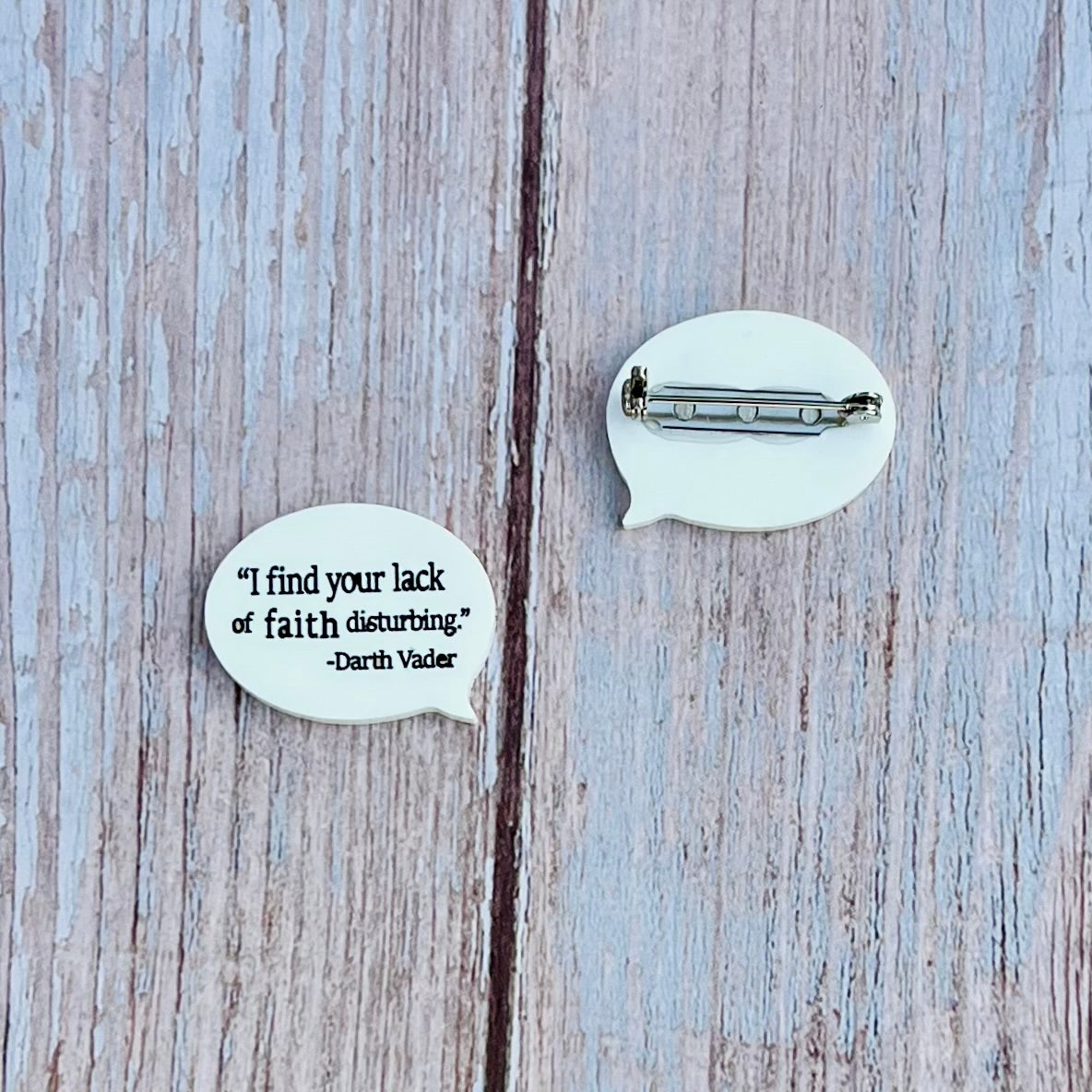Word Bubble Brooch