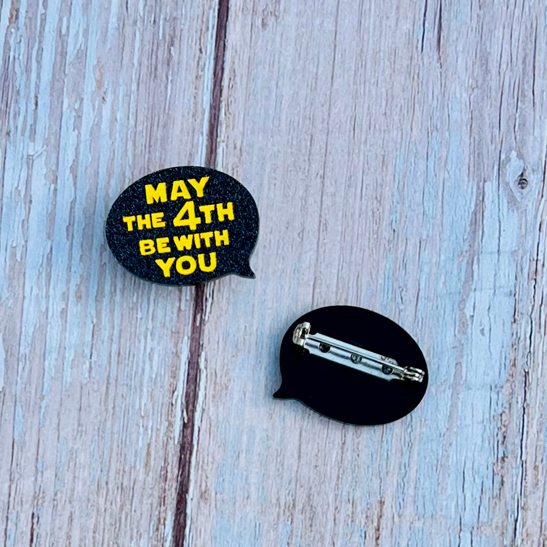 Word Bubble Brooch