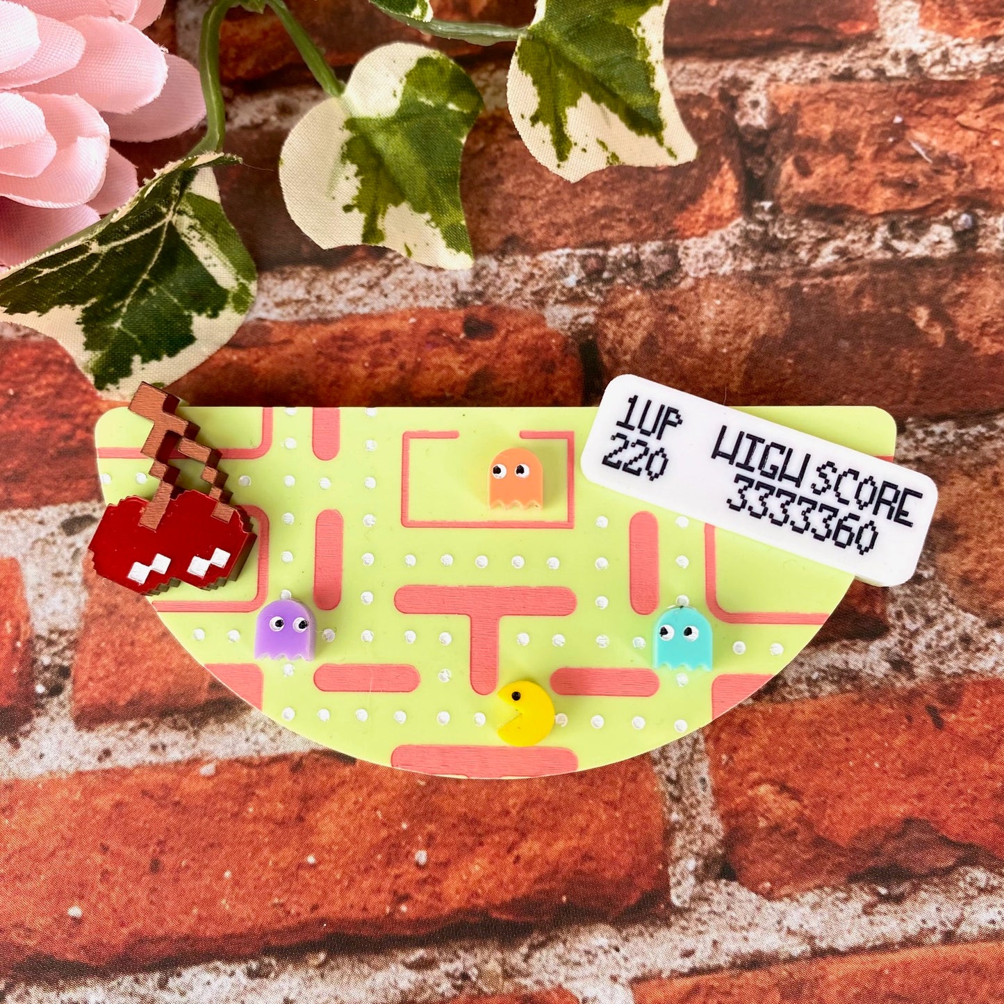 Retro Game Brooch