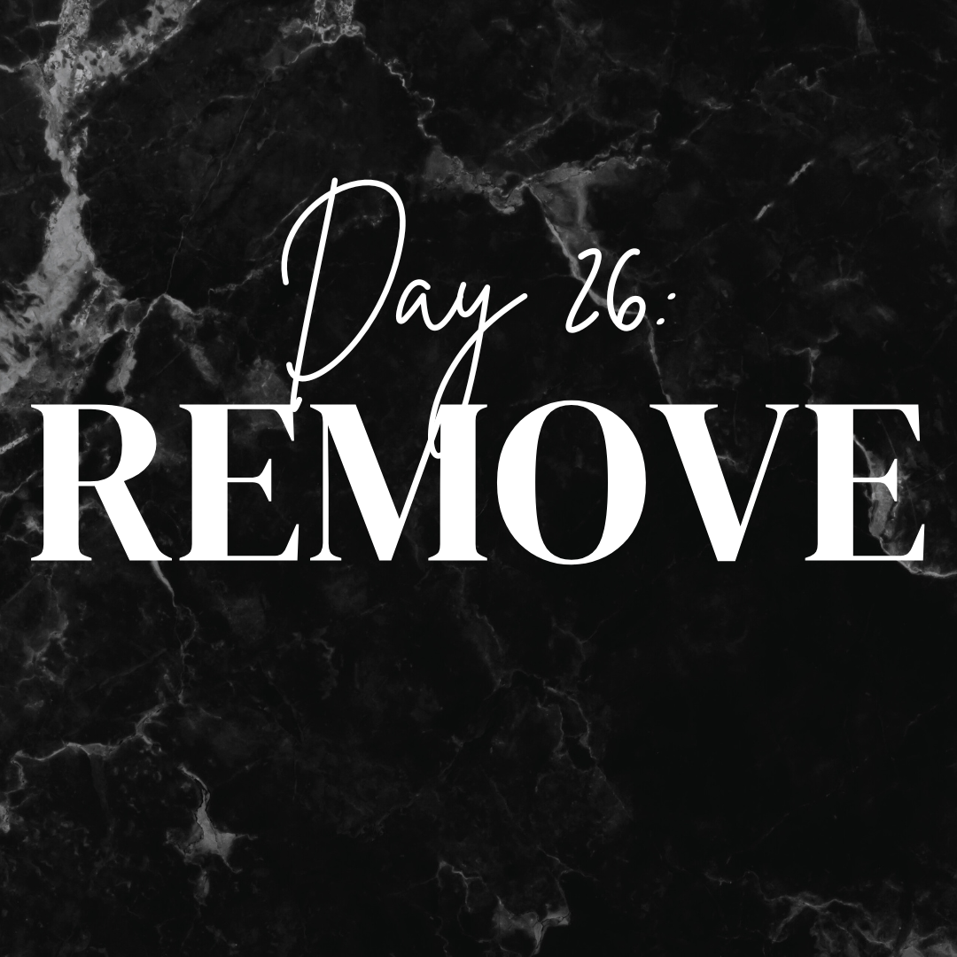 Day 26: Remove