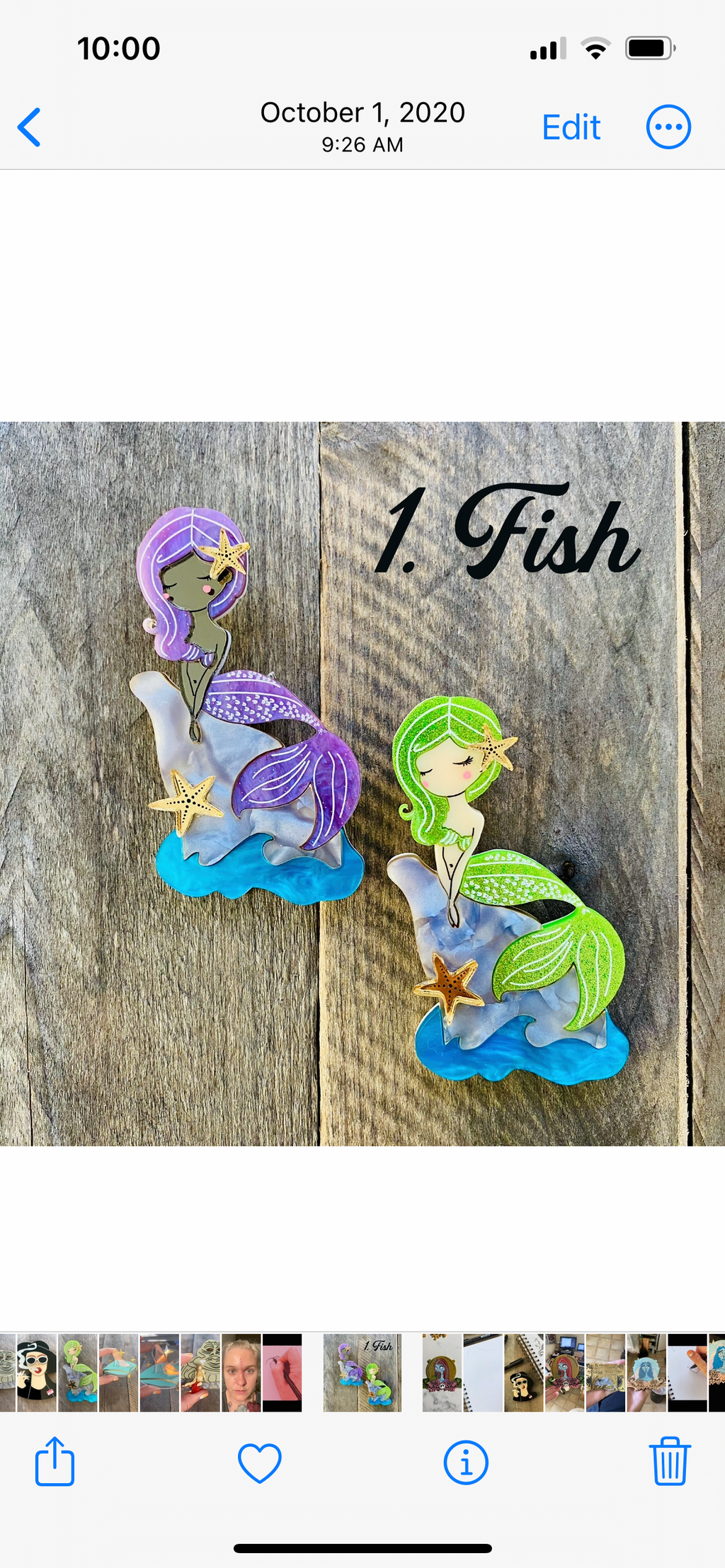 Inktober Brooch Treasure Pull