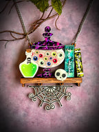Spooky Shelf Necklace/Brooch