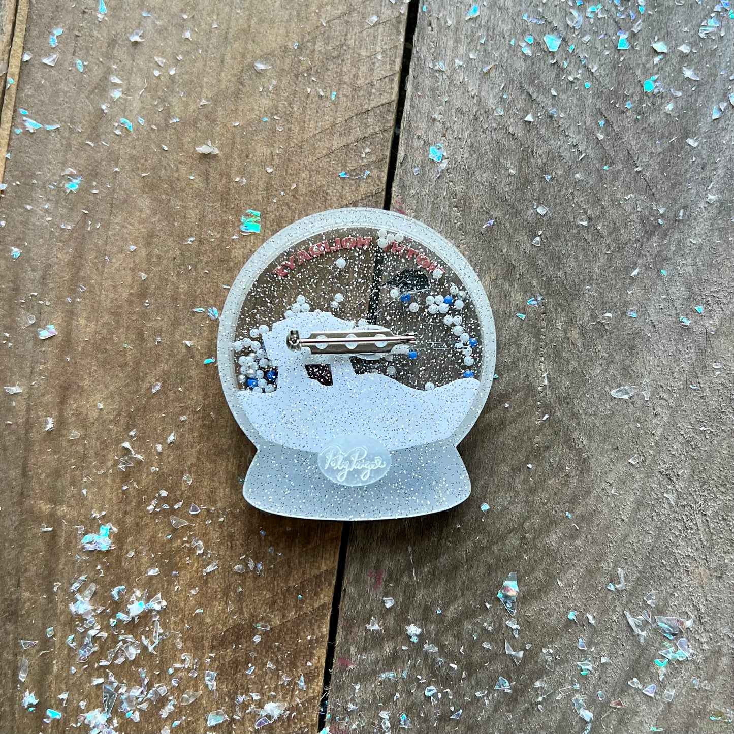 Imperfect snow globe for Joanna