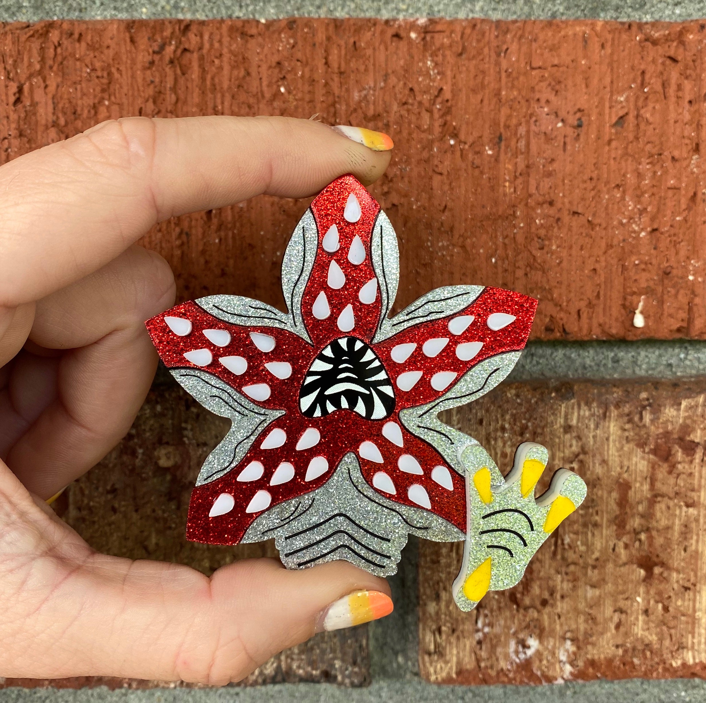 Inktober Brooch Treasure Pull