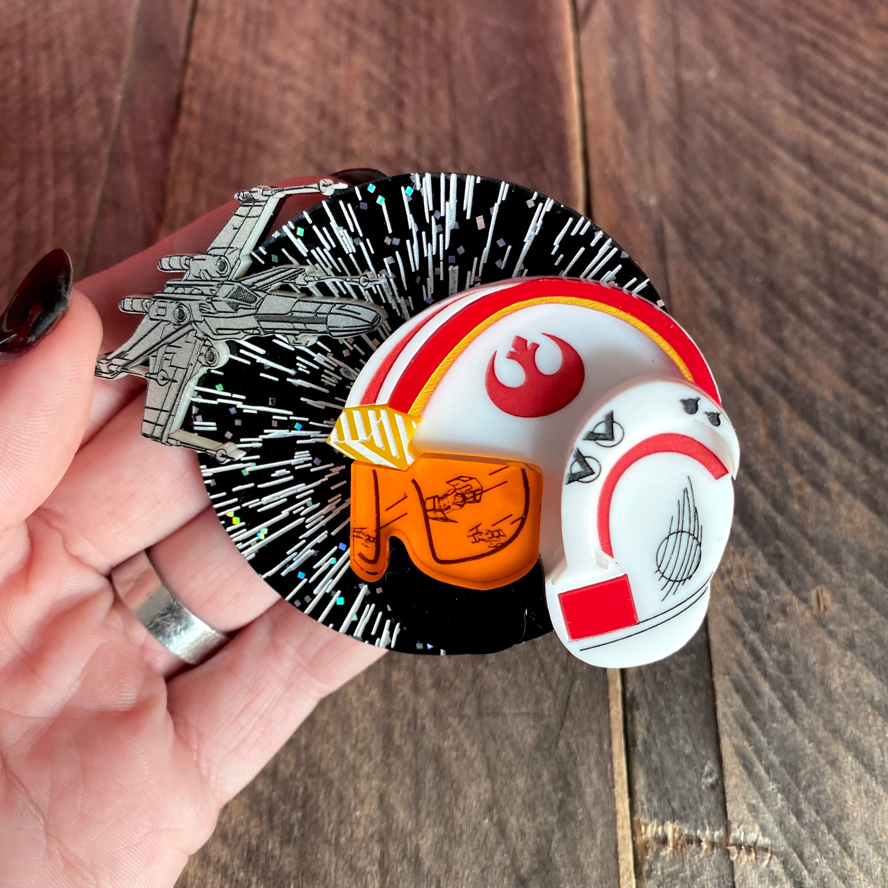 Inktober Brooch Treasure Pull