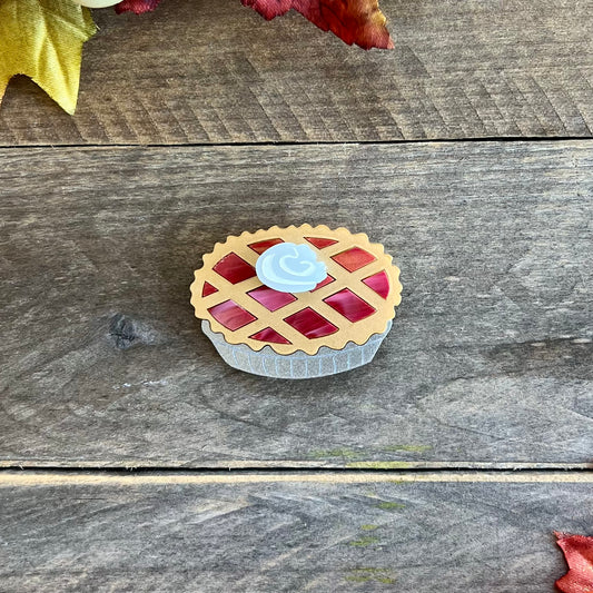 Spiced Apple Pie Brooch