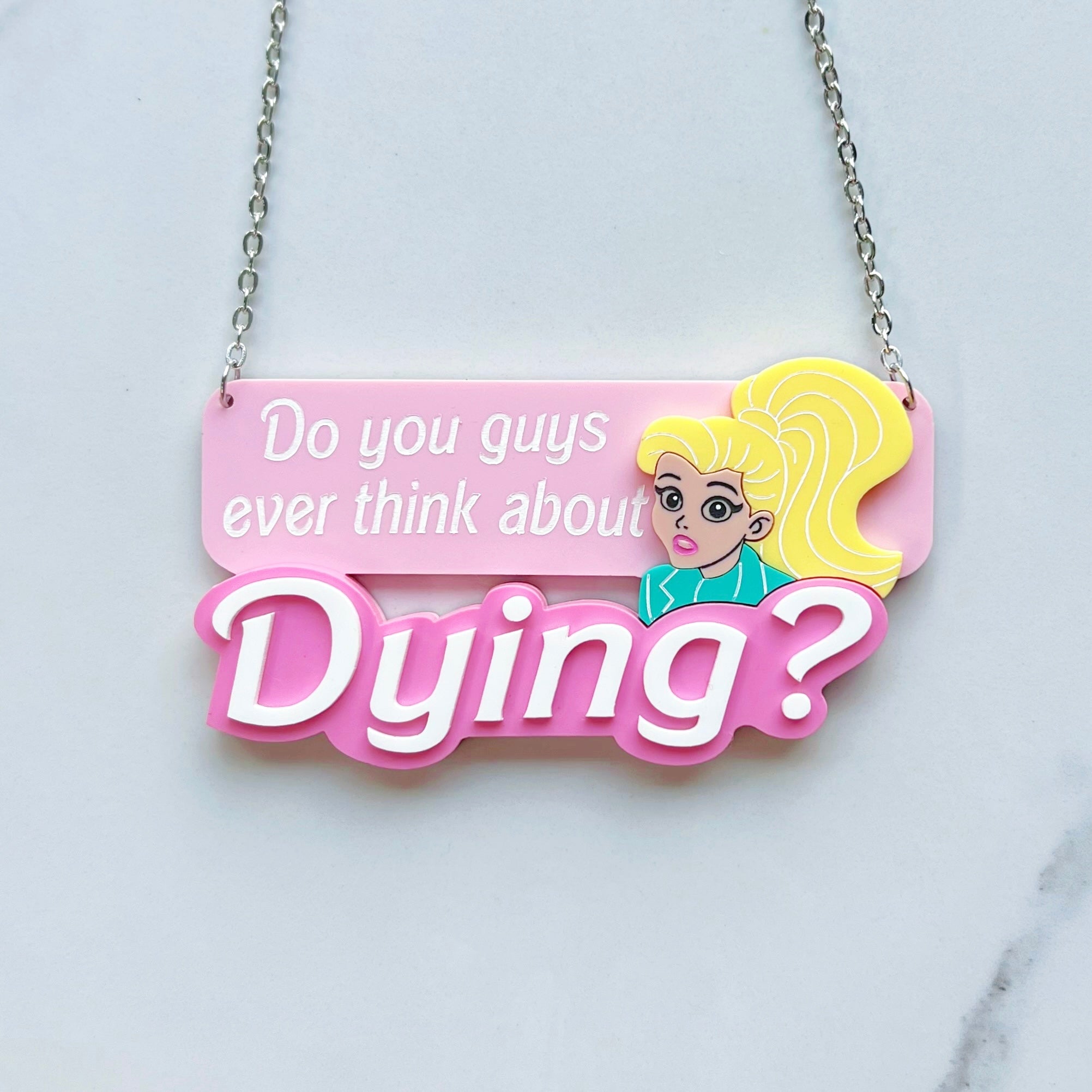 Dying Quote Necklace