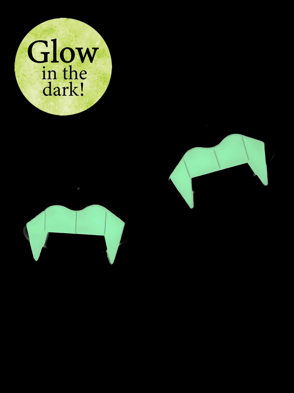 Vampire Teeth Earrings (Glow in the Dark!)