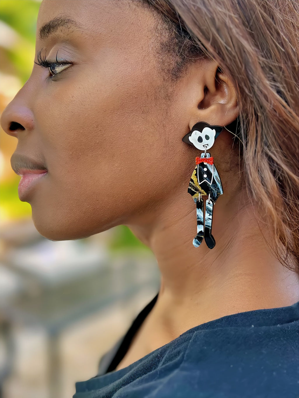Dracula Dangle Earrings