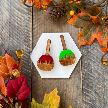 Red Candy Apple Brooch