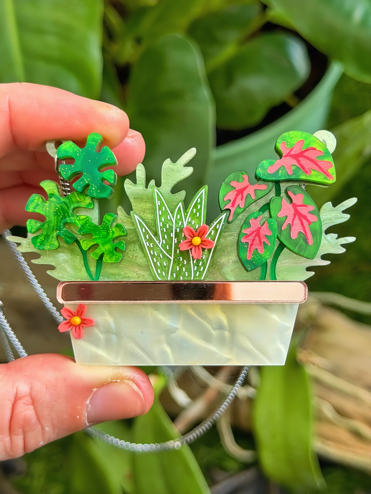 Planter Box Necklace