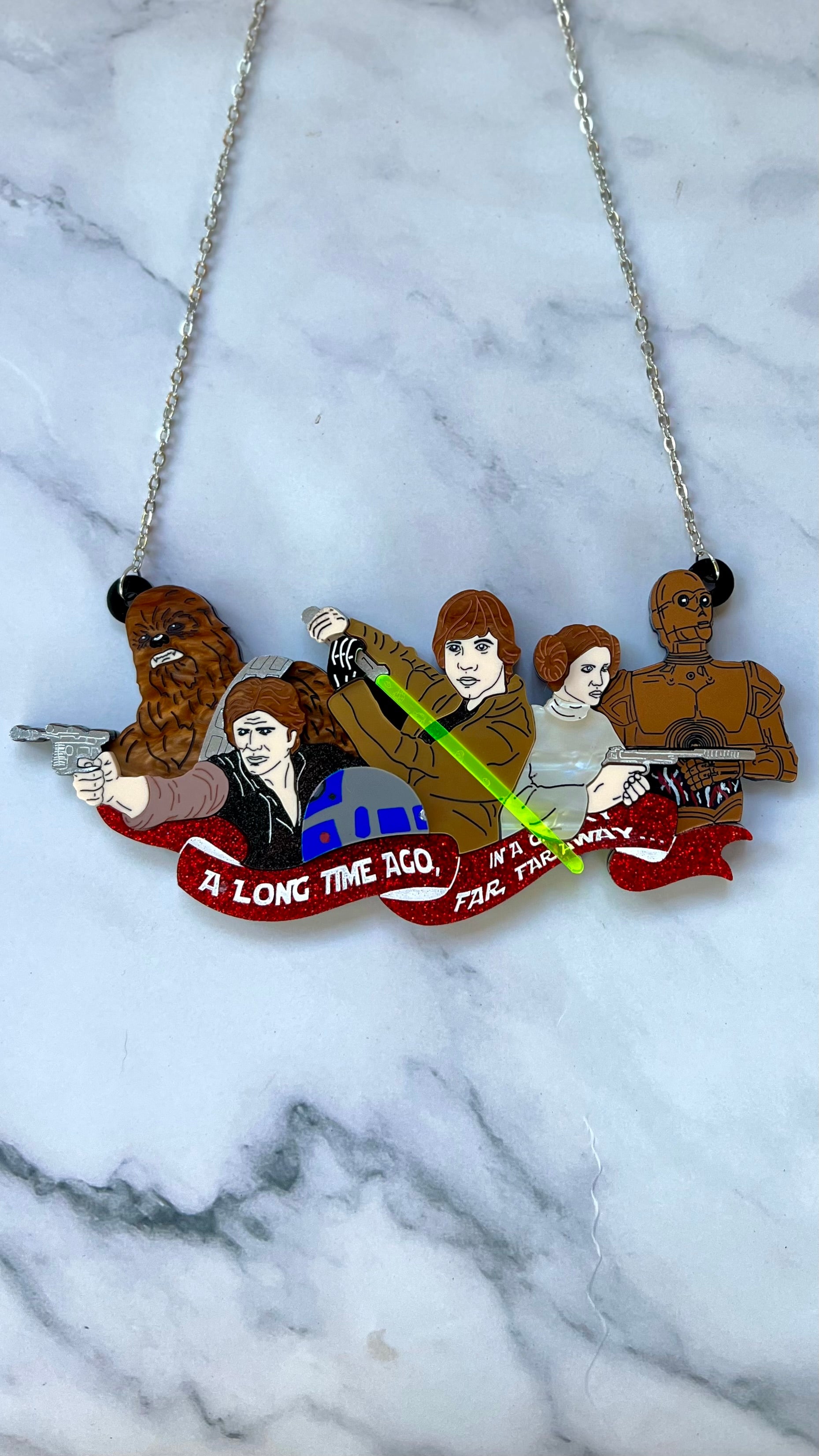 Inktober Necklace Treasure Pull