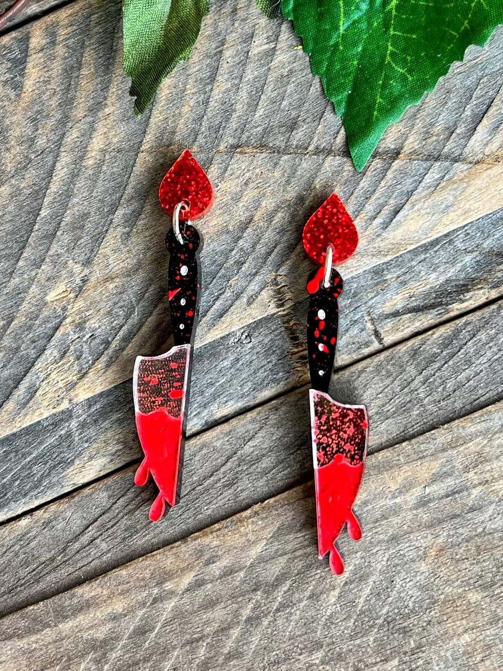 Bloody Knife Earrings