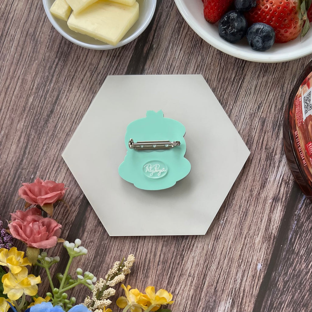 Blueberry Pancake Brooch