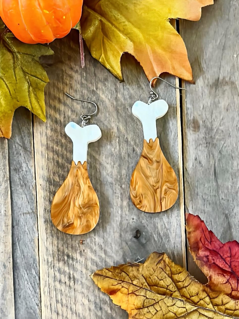 Turkey Leg Earrings
