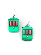 New Orleans Street Car Earrings
