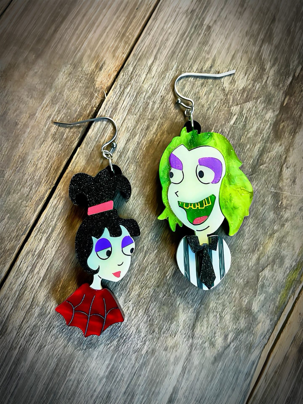 Beetlejuice Earrings