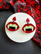 Vampire Teeth Earrings (Glow in the Dark!)