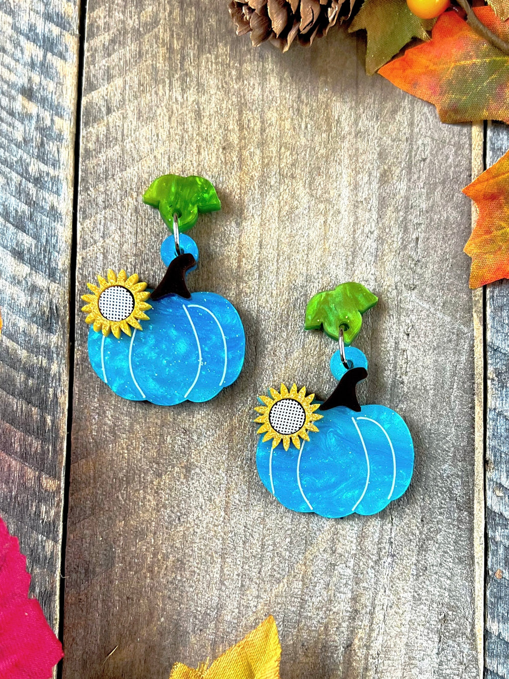 Pumpkin Dangle Earrings