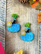 Pumpkin Dangle Earrings