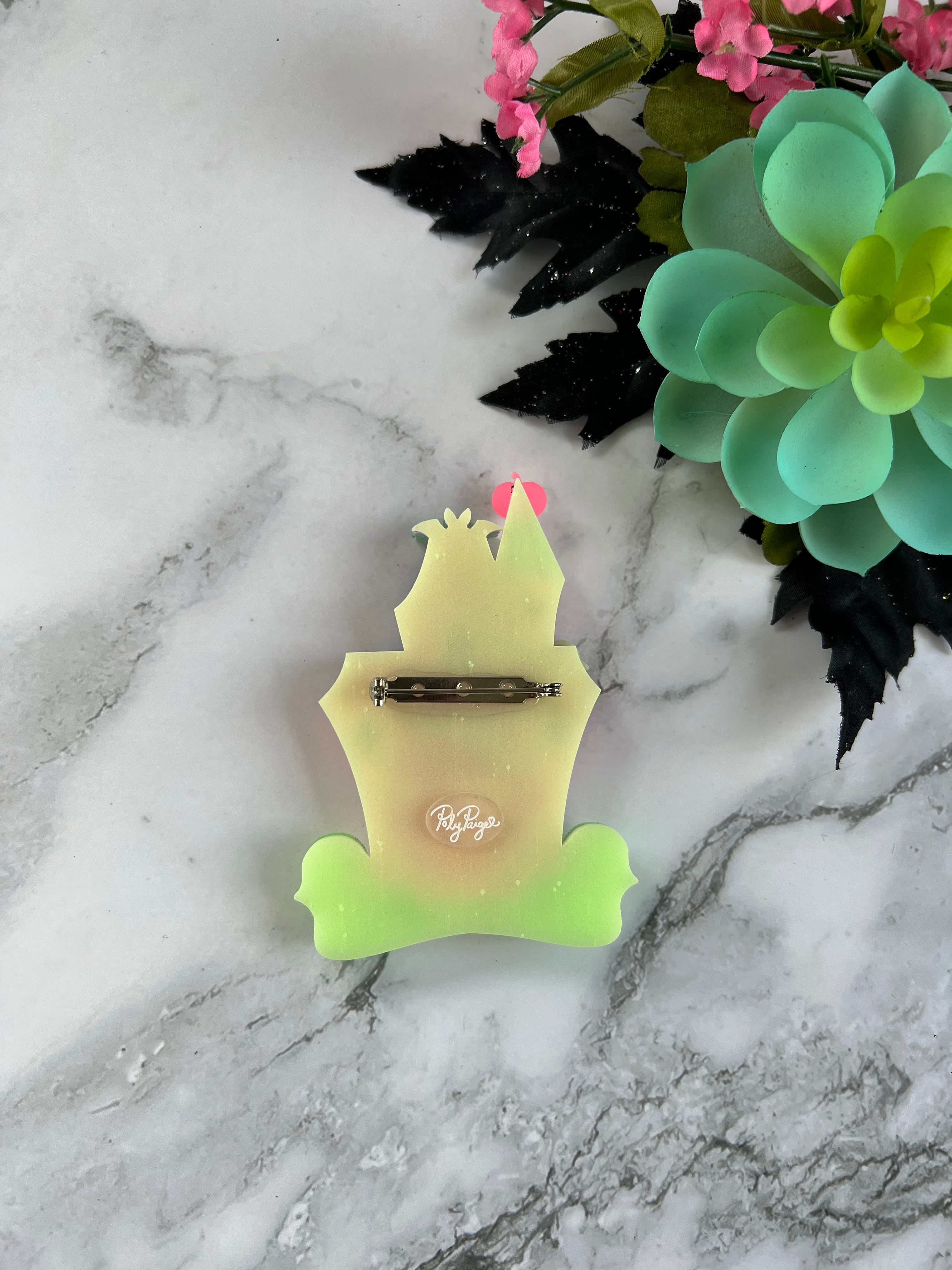 Spooky Cute Haunted House Brooch (Glow in the Dark!)