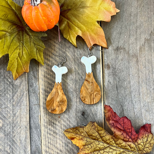 Turkey Leg Earrings