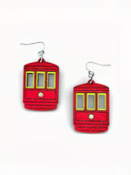 New Orleans Street Car Earrings