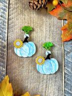 Pumpkin Dangle Earrings