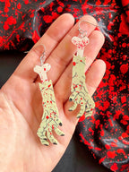 Zombie Hand Earrings