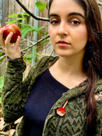 Candy Apple Brooch