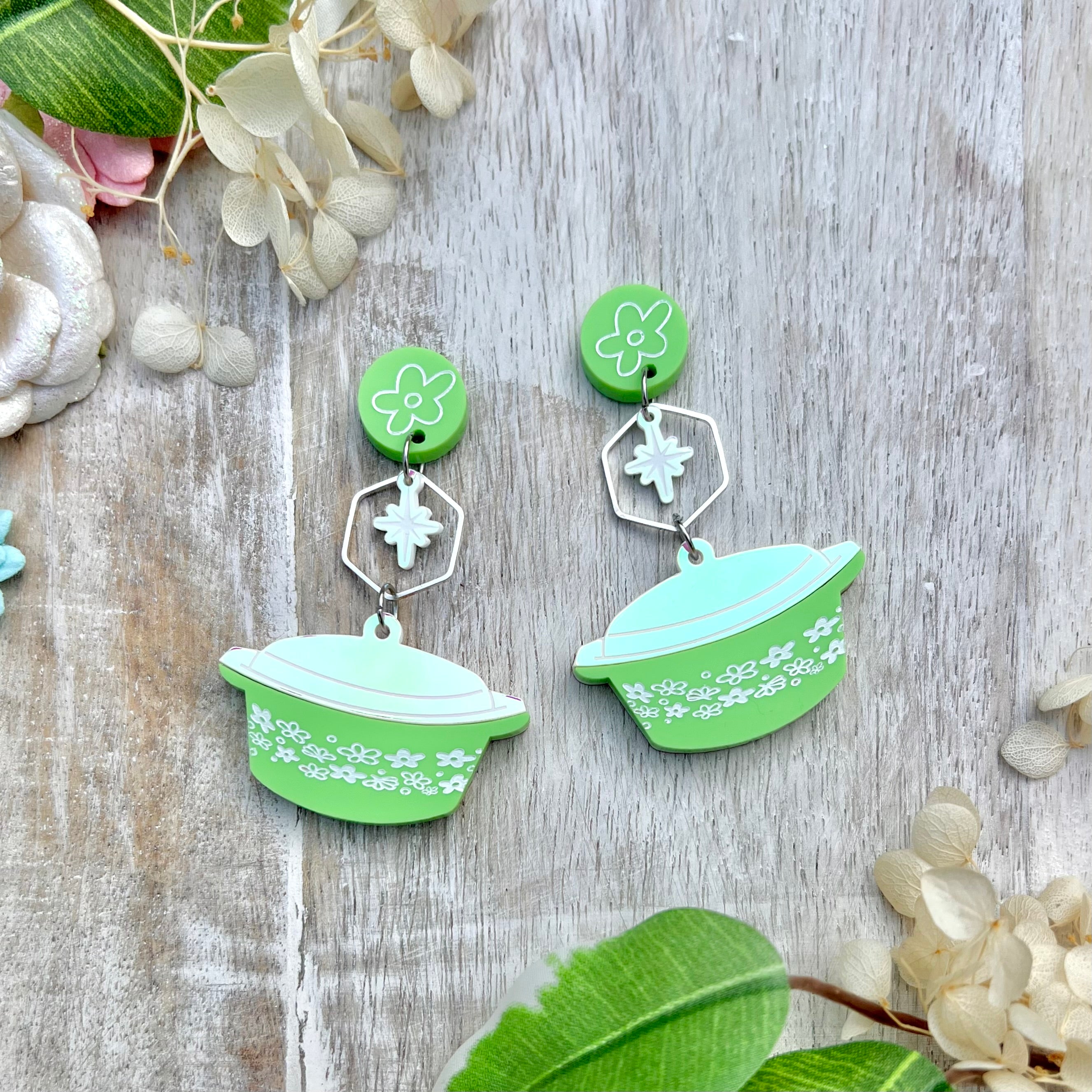 Pyrex Earrings