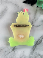 Spooky Haunted House Brooch - Glow in the Dark!