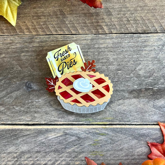 Fresh Baked Apple Pie Brooch