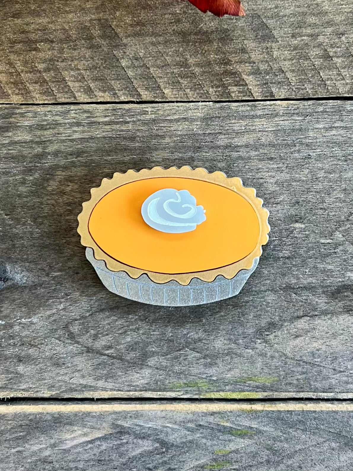 Pumpkin Pie Brooch