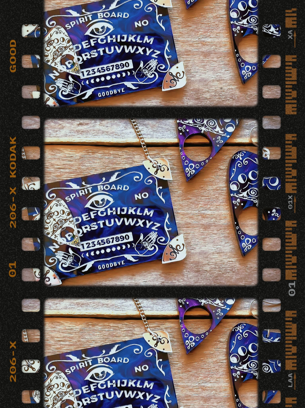 Ouija Board Necklace & Earring Set