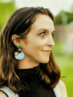 Pumpkin Dangle Earrings