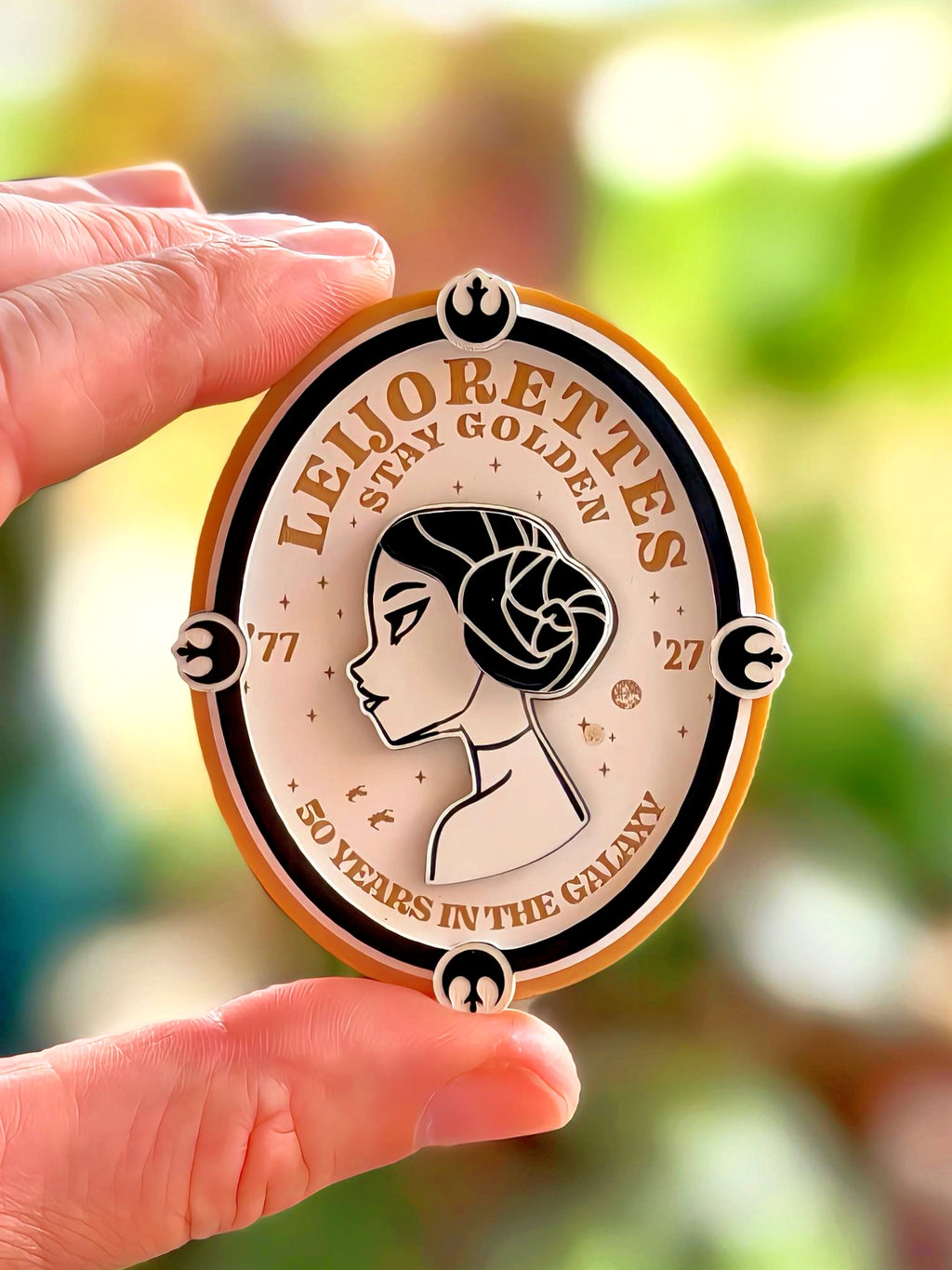 Leijorettes Custom Anniversary Brooch