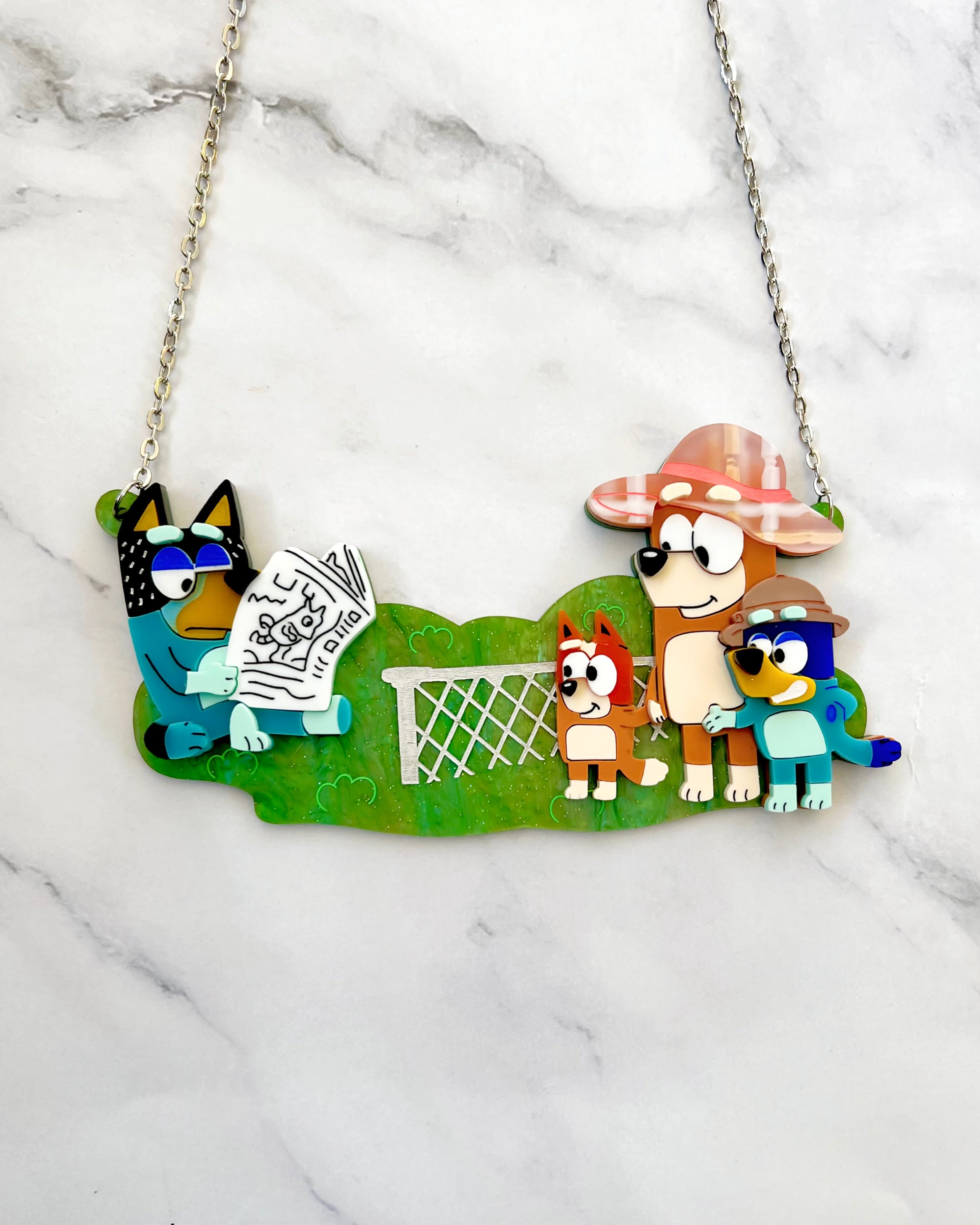 Inktober Necklace Treasure Pull