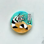 Worm Brooch