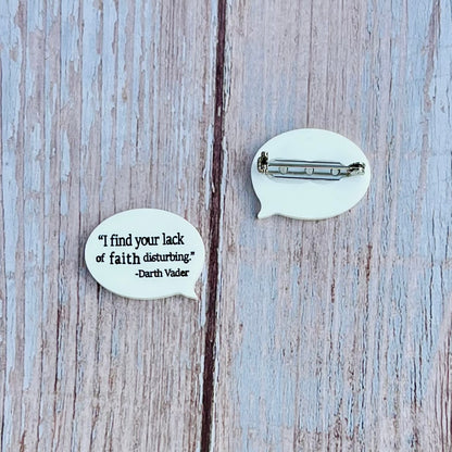 Word Bubble Brooch