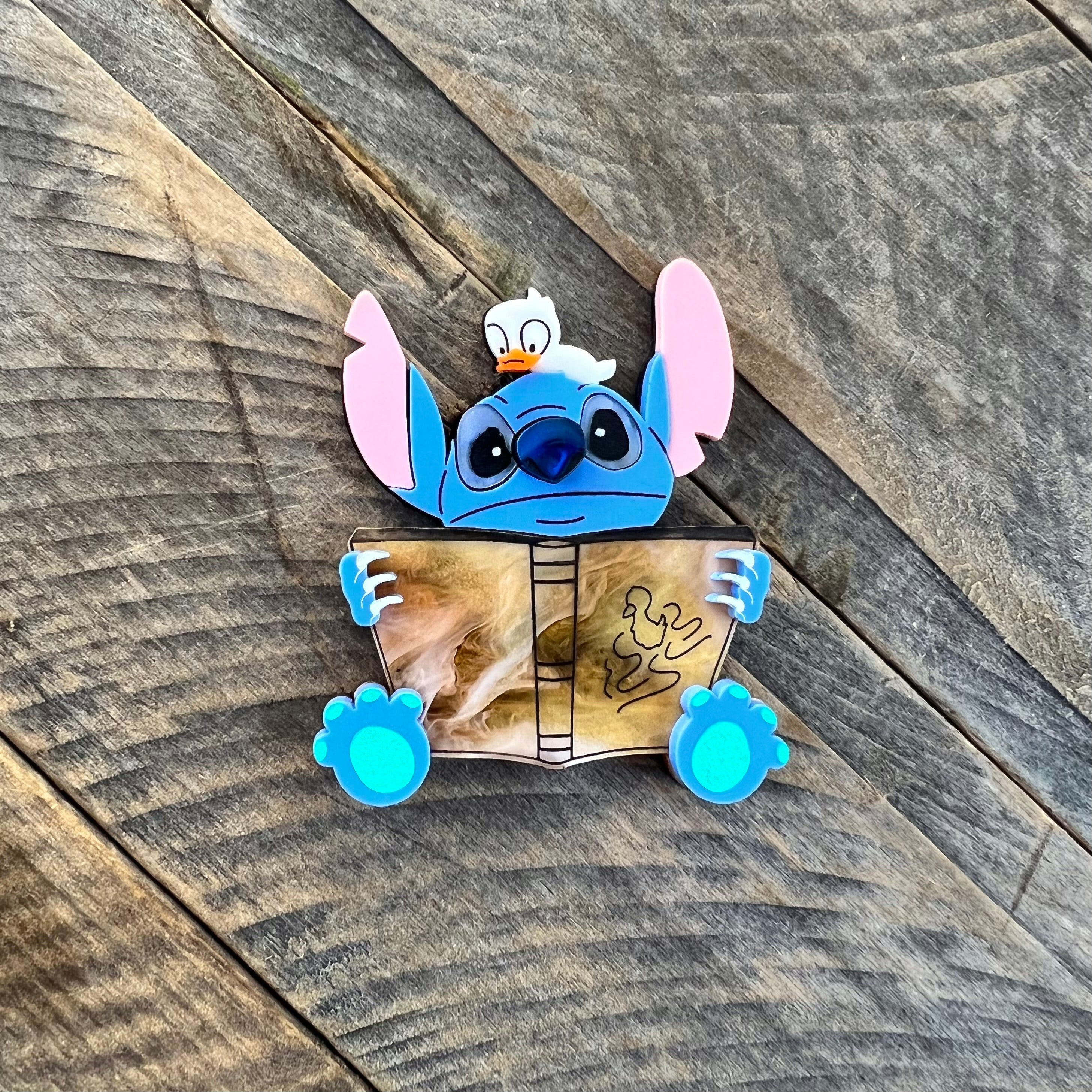 Inktober Brooch Treasure Pull