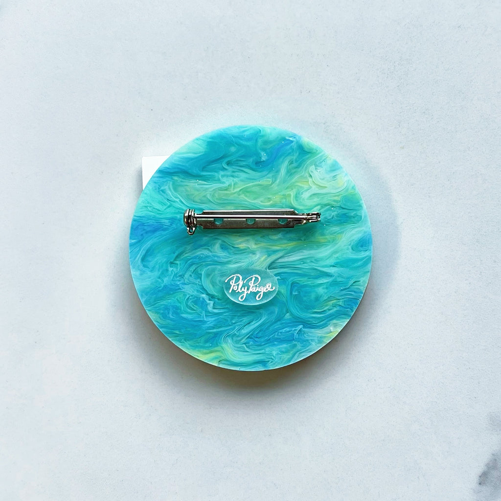Worm Brooch