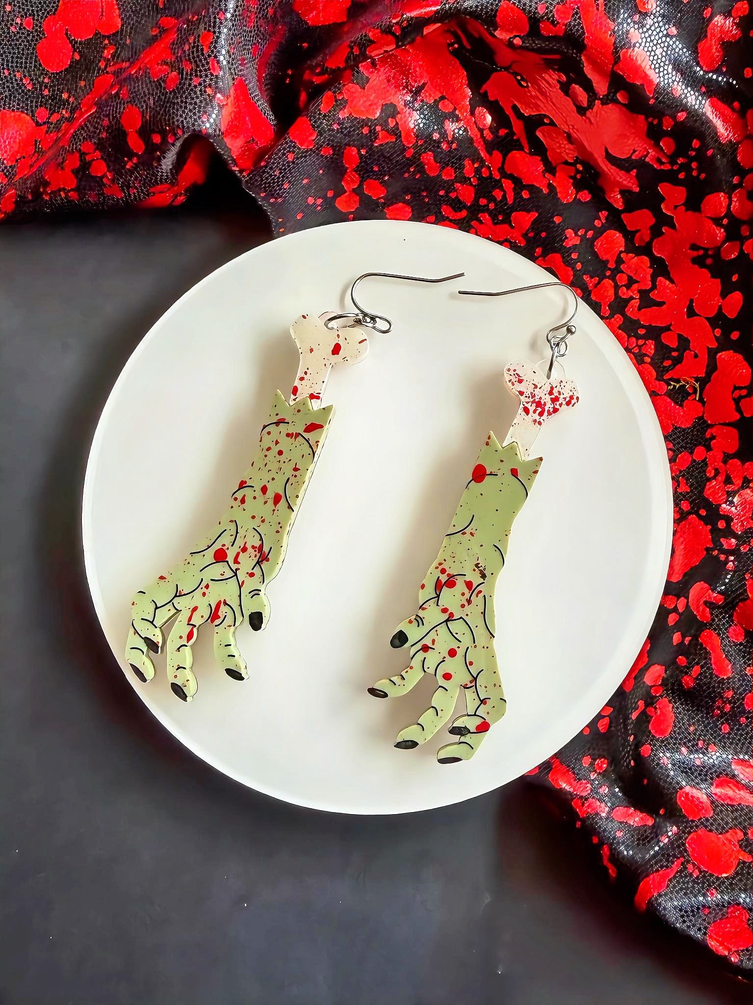 Zombie Hand Earrings