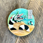 Sand Worm Brooch
