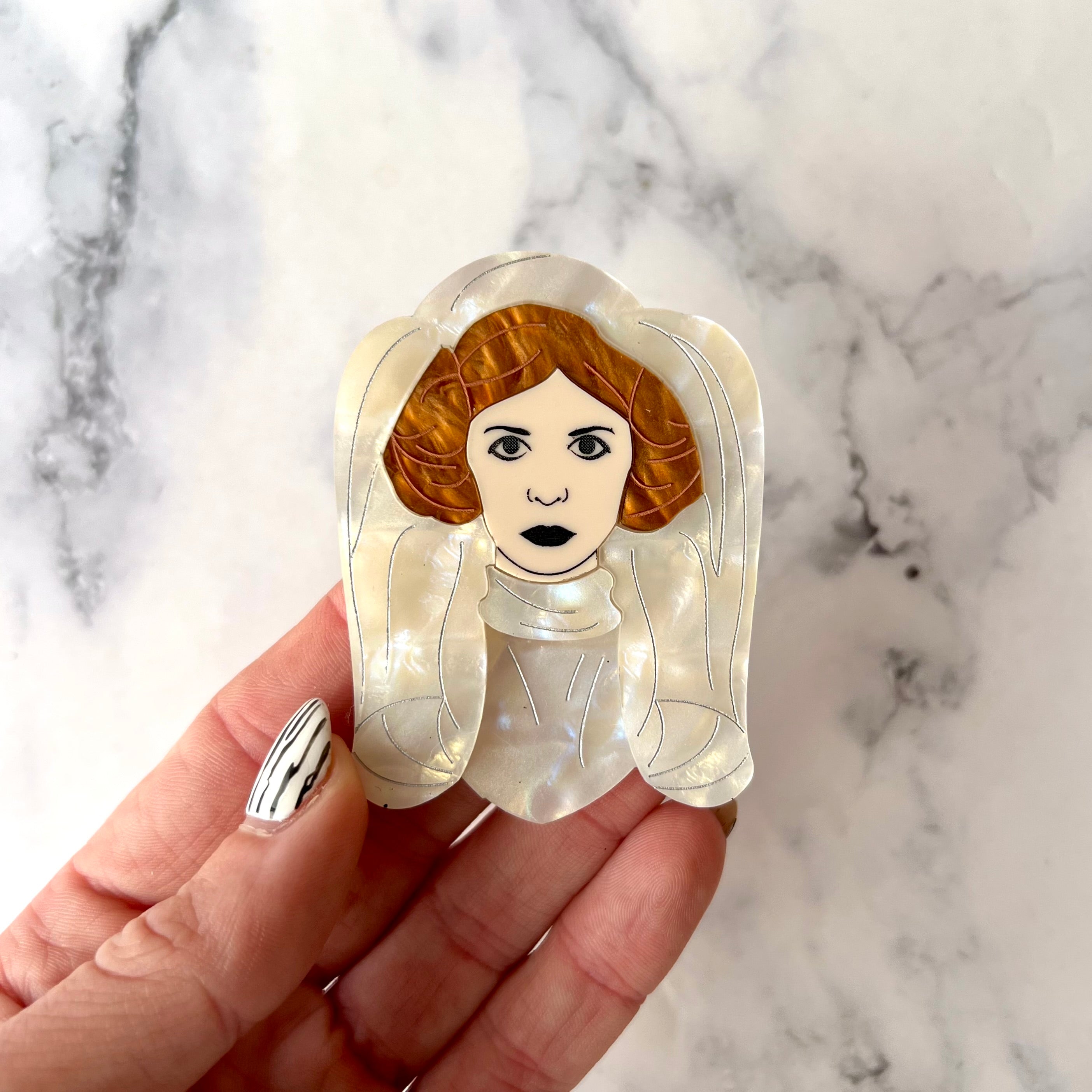 Inktober Brooch Treasure Pull