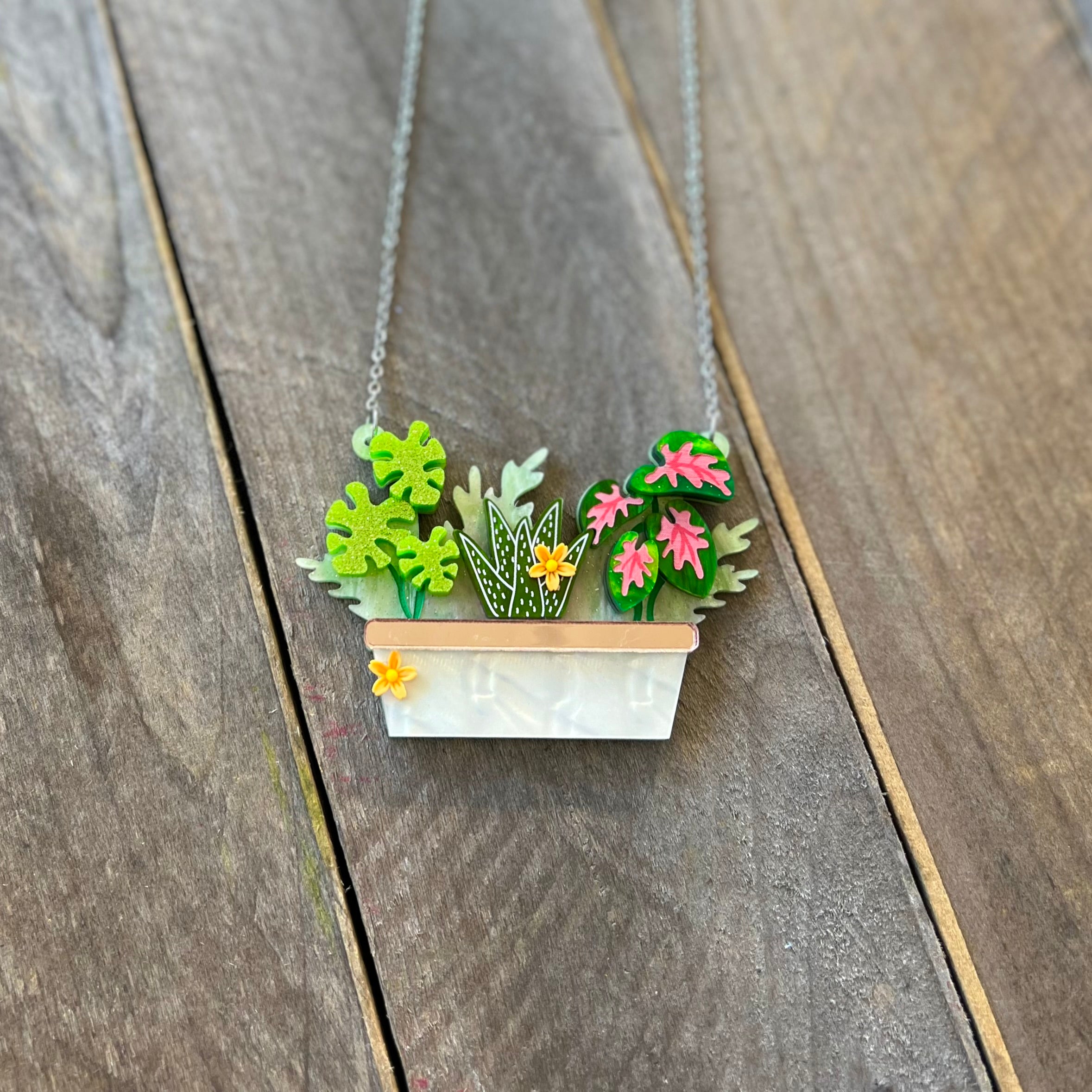 Planter Box Necklace