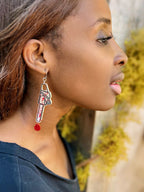 Bloody Chainsaw Earrings