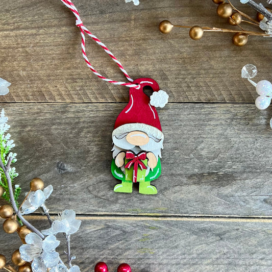 Gnome Ornament Santa Hat