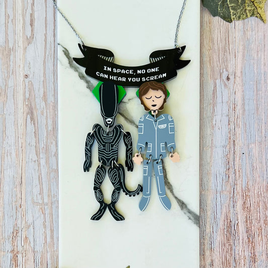 Mixits Alien Statement Necklace