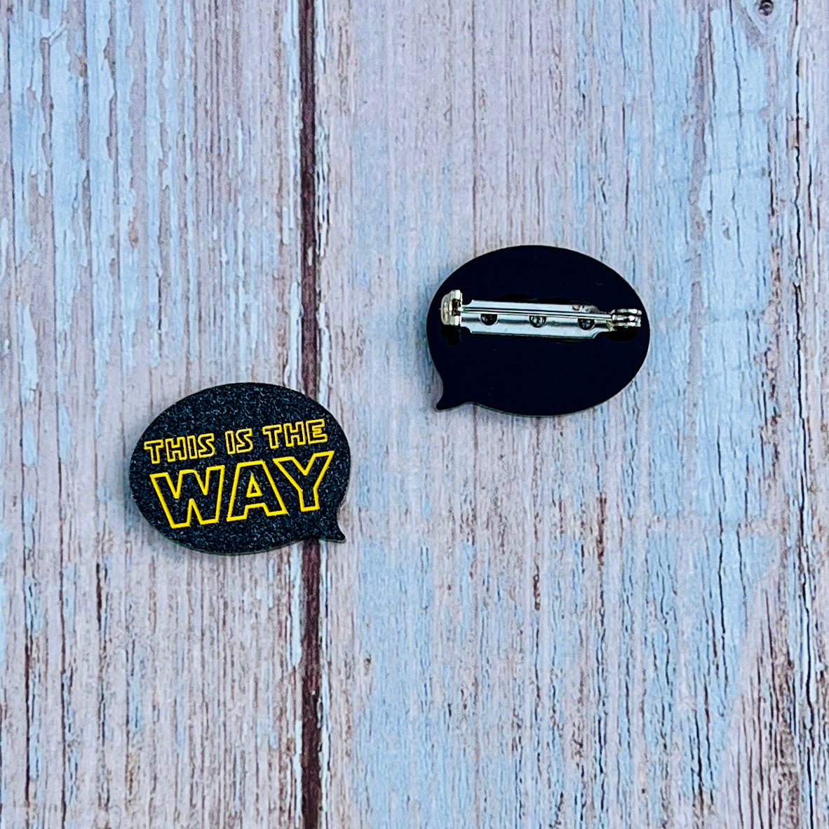 Word Bubble Brooch